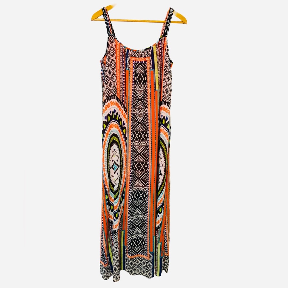Summer Dress Festival hippy Boho long Maxi women’s -S- small geometric by Halo🧡